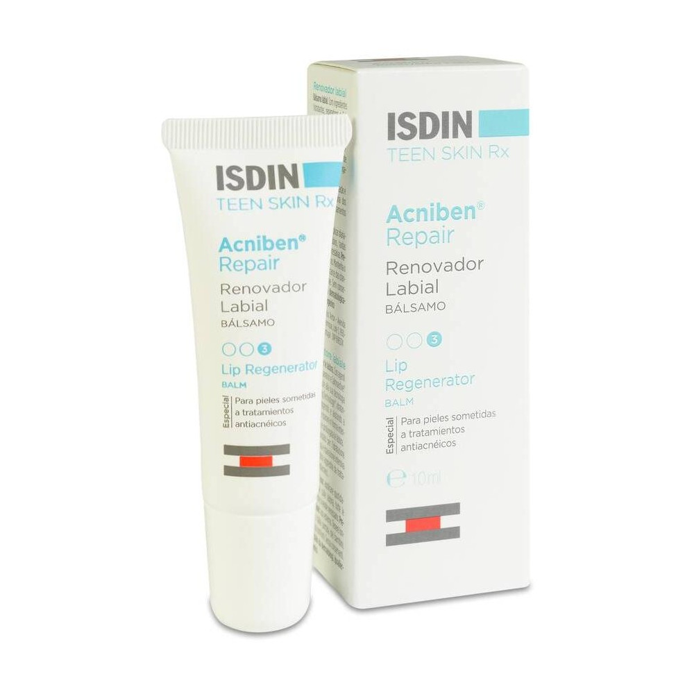 Isdin Teen Skin Rx Acniben Repair Renovador Labial Bálsamo 10Ml