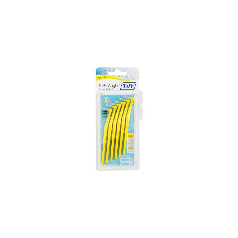 Tepe® Cepillo Interdental Angulado 0_7Mm Amarillo