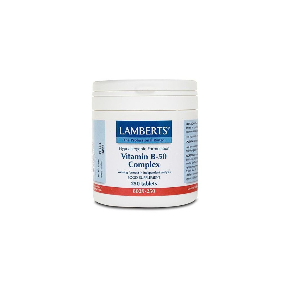 Vitamin B50 Complex 60Tab 8029 Lamberts