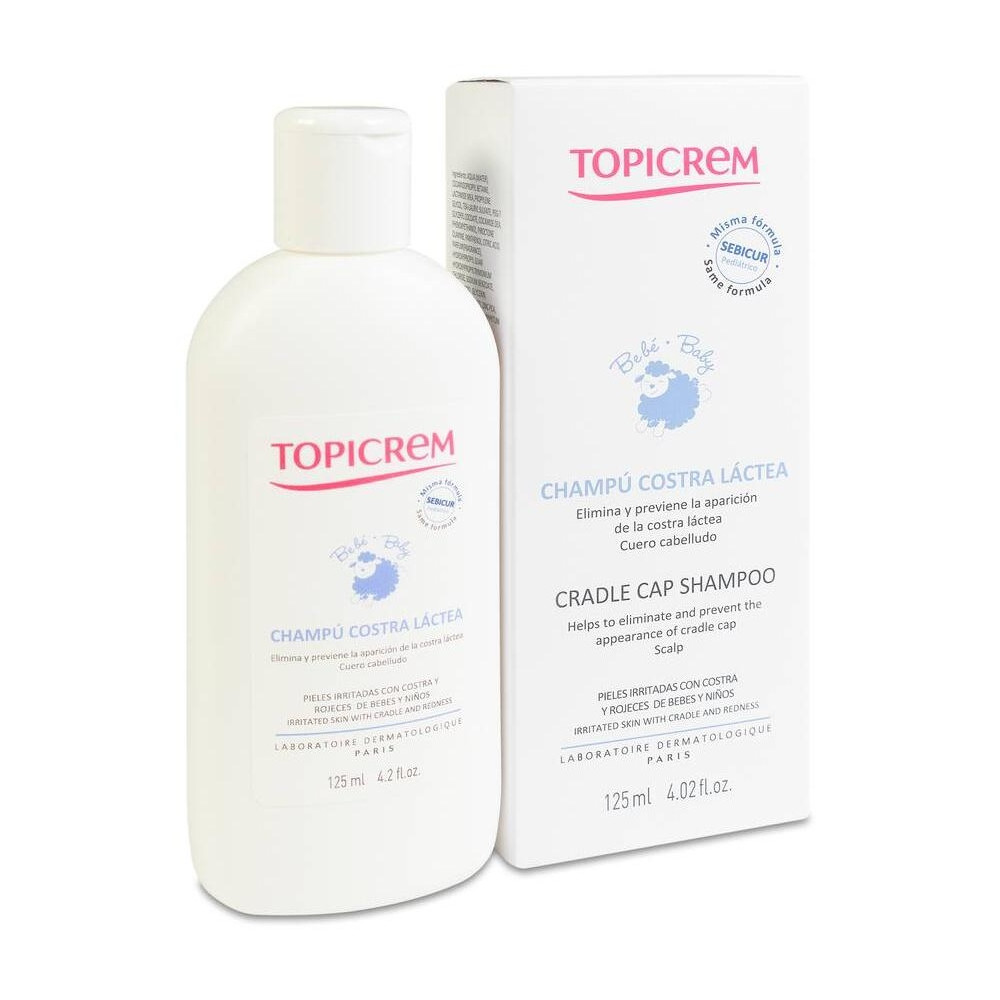 Topicrem Sebicur Baby Costra Lactea Champu 125 Ml
