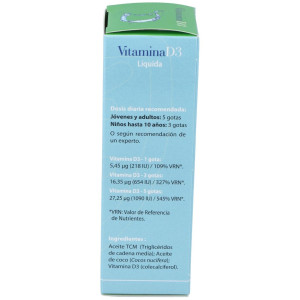 Vitamina D3 Liquida 50Ml 100% Natural