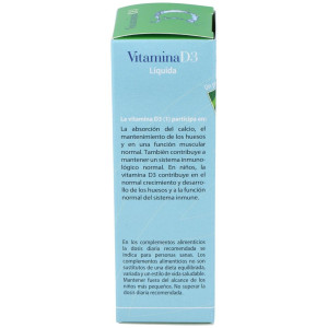 Vitamina D3 Liquida 50Ml 100% Natural