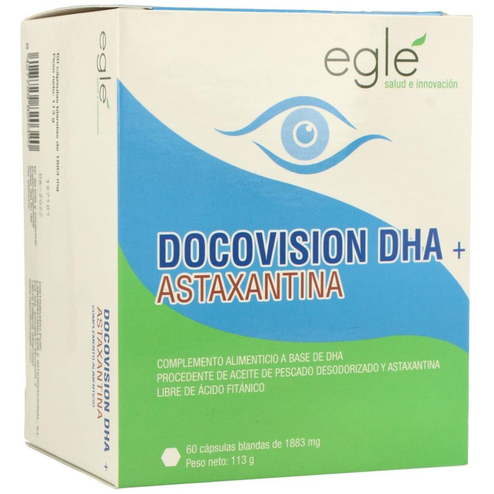 Eglé Docovision Dha + Astaxantina 60Caps