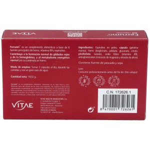 Vitae Ferrum6 60 Cápsulas