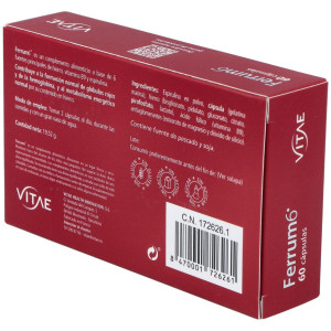 Vitae Ferrum6 60 Cápsulas