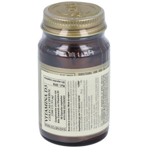 Solgar Vitamina D3 2200Ui 55Mcg 50 Cápsulas