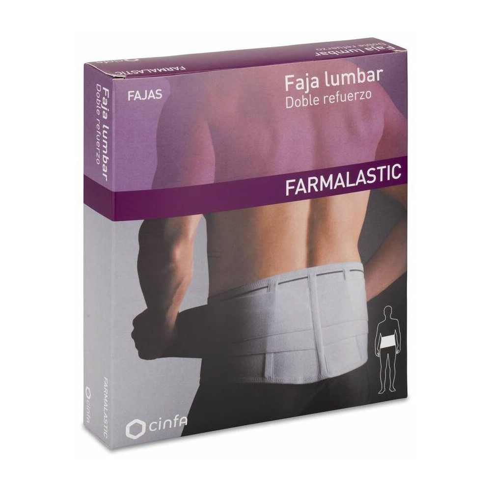Farmalastic Faja Lumbar Doble Refuerzo Talla 1, 1 Ud