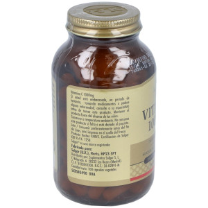 Vitamina C 1000 Cápsulas Vegetales 100 U