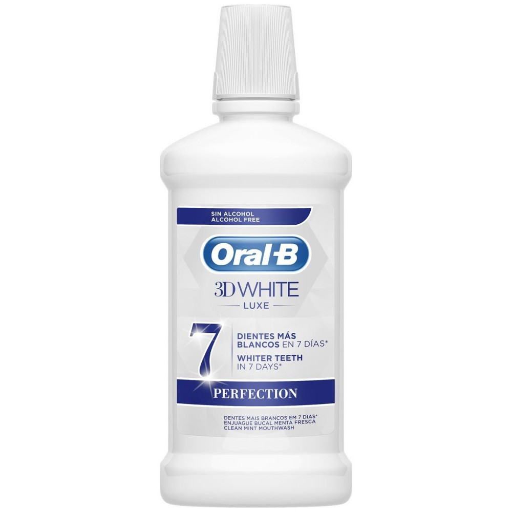 Oral-B 3D White Enjuague Bucal Luxe Perfection 500Ml
