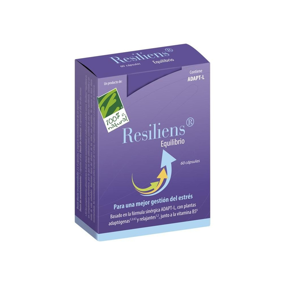 Cien Por Cien Natural Resiliens Equilibrio 60Caps