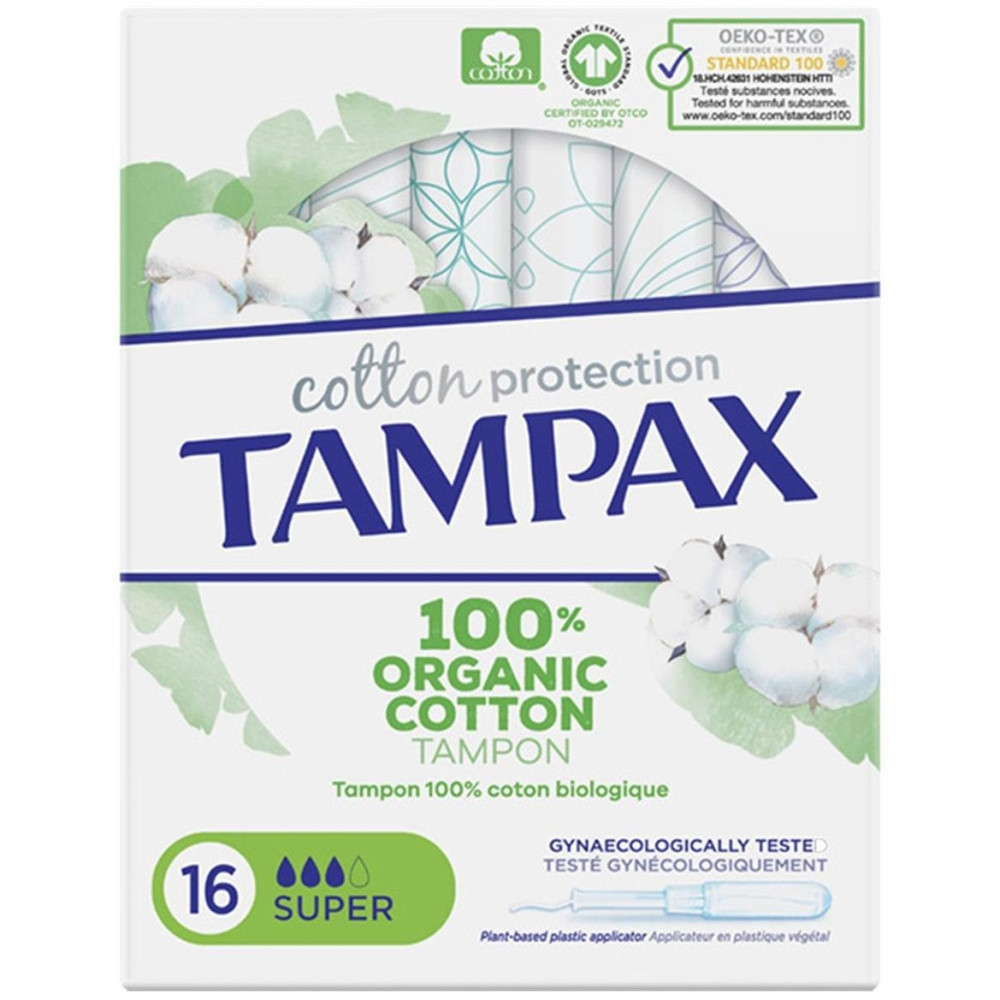 Tampax Bio Tampon De Algodon Super 16Uds