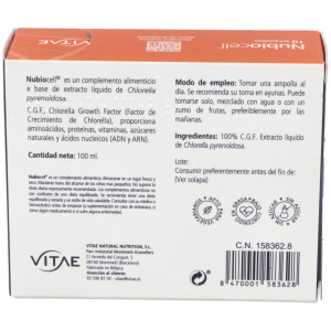 Nubiocell (Chlorella) Puro 10Viales