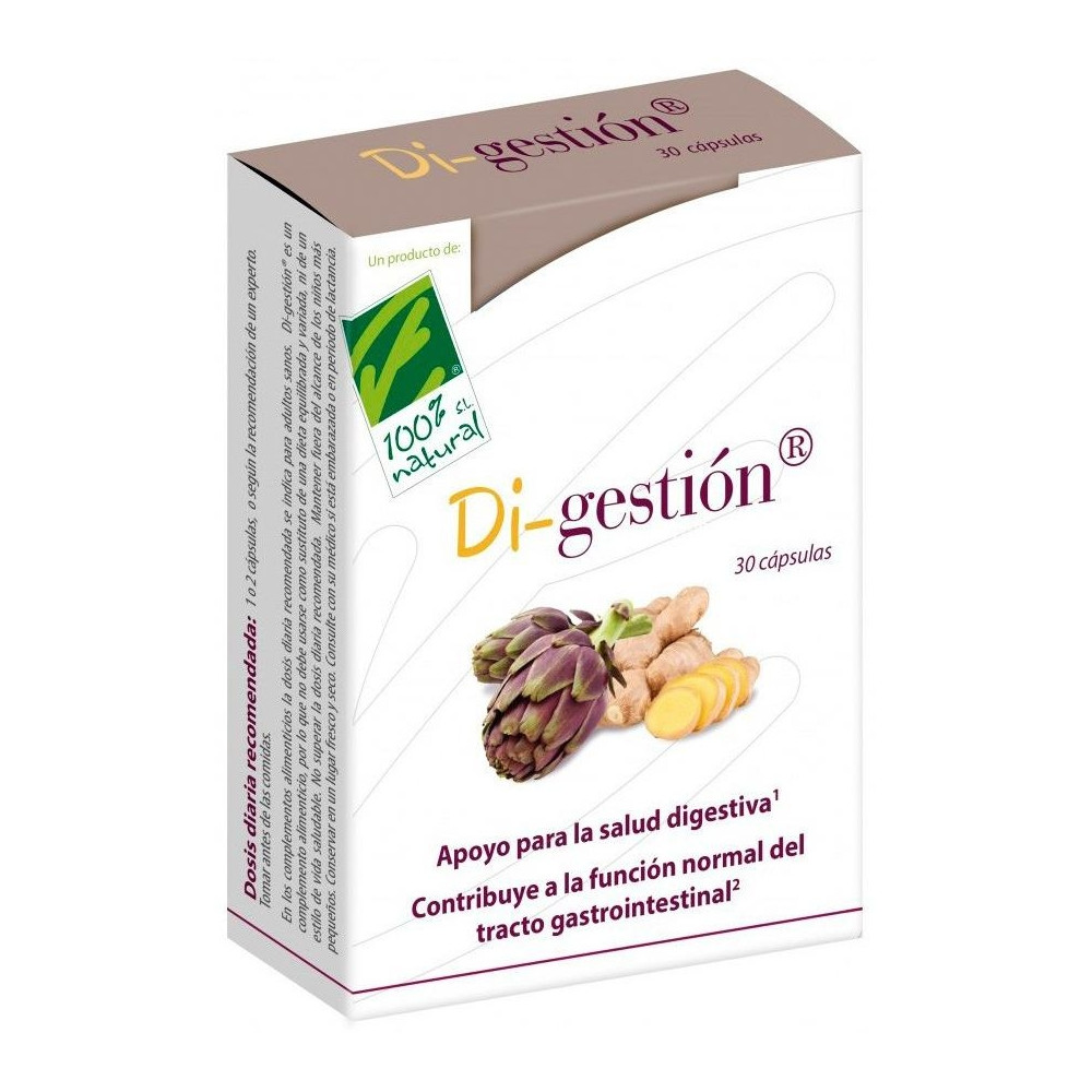 Cien Por Cien Natural Di-Gestion 30 Capsulas