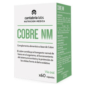 Nm Cobre 250 Mg, 60 Cápsulas