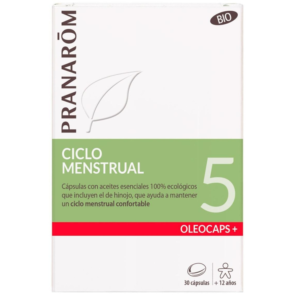 Pranarom Oleocaps Ciclo Menstrual Bio 30 Cápsulas