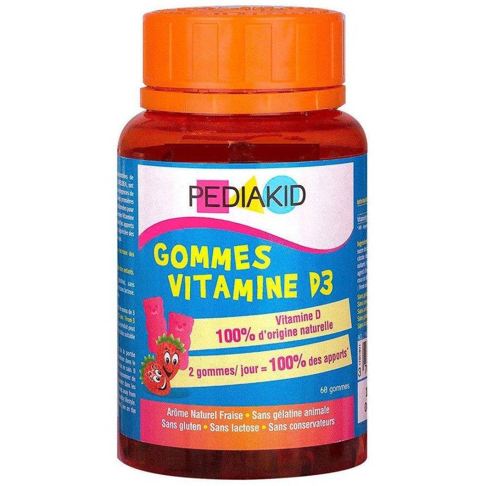 Pediakid Gominolas Vita D3 60 Ositos De Fresa