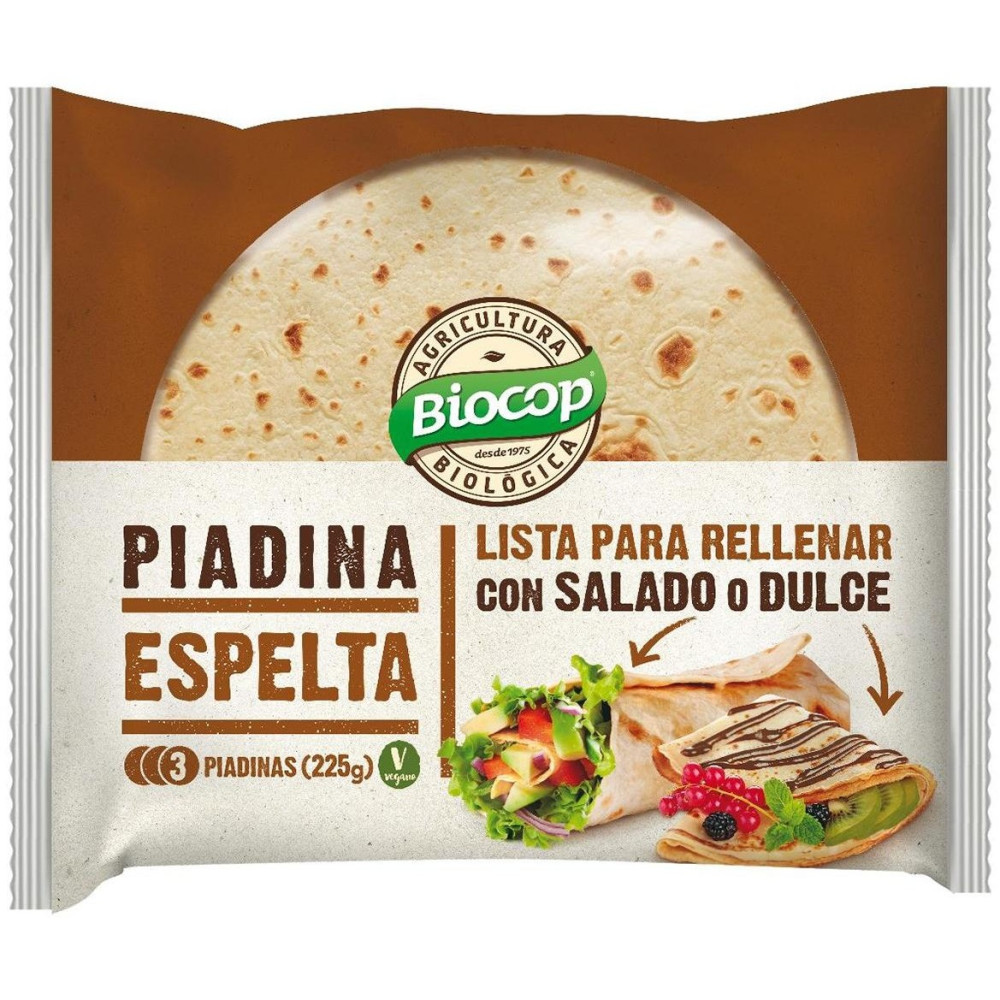 Biocop Piadina Espelta 225 Gramos