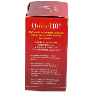 100% Natural Quinol 10 90Cápsulas De 50Mg De Ubiquinol
