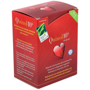 100% Natural Quinol 10 90Cápsulas De 50Mg De Ubiquinol