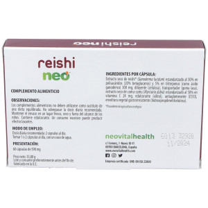 Neovital Reishi Neo 60 Cápsulas