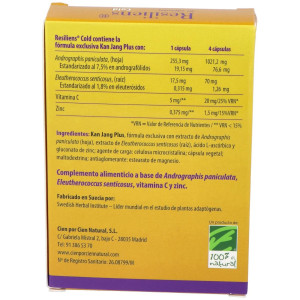 Cien Por Cien Natural Resiliens Cold 30 Cápsulas