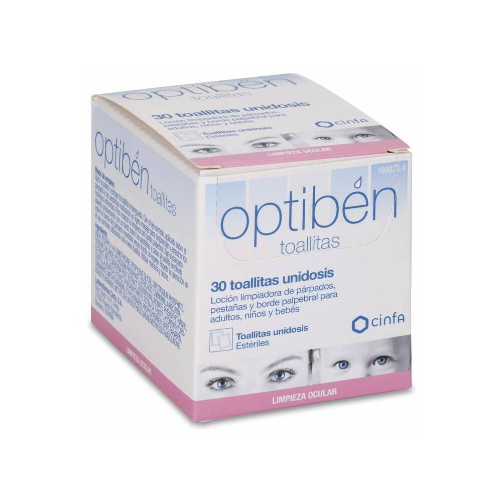 Optiben Toallita Con Loción Limpiadora Higiene, 30 Uds