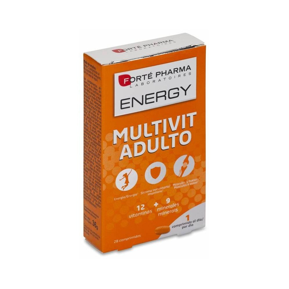 Forté Pharma Energy Multivit Adulto, 28 Uds