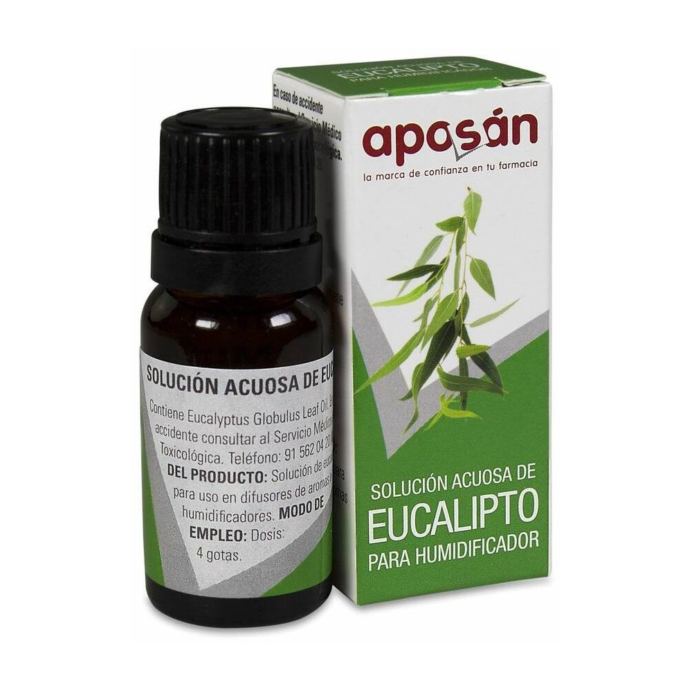 Aposán Solución Acuosa De Eucalipto Para Humidificador, 10 Ml