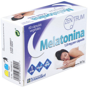 Ynsadiet Zentrum Melatonina 60 Cápsulas