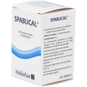 Heliosar Spabucal 30 Compr Masticables