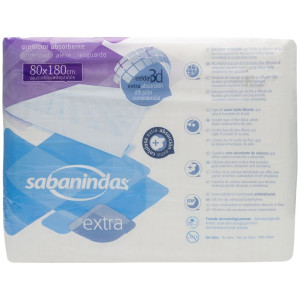 Sabanindas Extra Protector Absorbente 80X180, 20 Uds