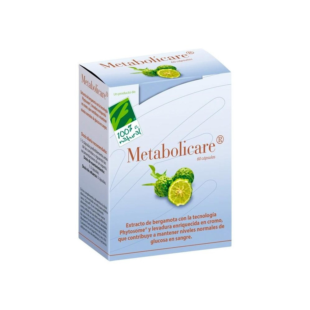 Cien Por Cien Natural Metabolicare 60 Capsulas