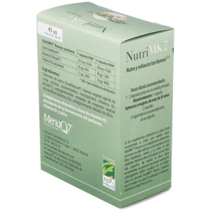 100% Natural Nutrimk7 Huesos 60 Cápsulas Gelatina