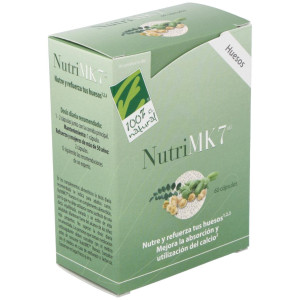 100% Natural Nutrimk7 Huesos 60 Cápsulas Gelatina