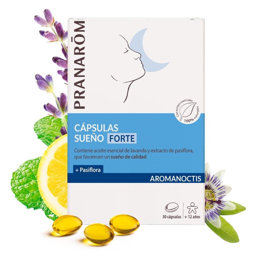 Pranarôm Aromanoctis Cápsulas Sueño Forte 30Caps