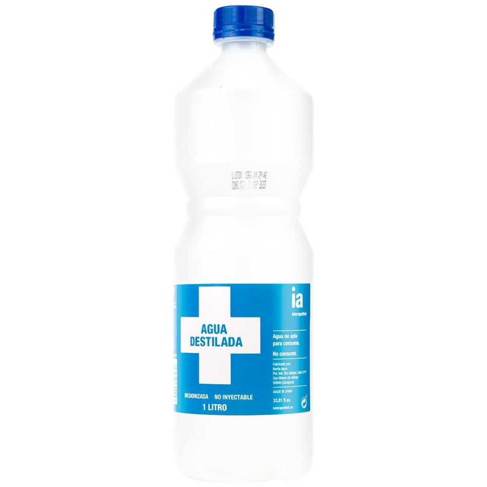 Interapothek Agua Destilada 1 Litro