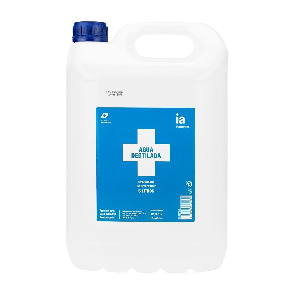 Interapothek Agua Destilada 5 Litros
