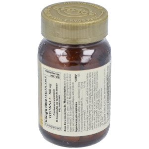 Solgar Kangavites Vitamina C 100Mg Sabor Naranja 90Comp