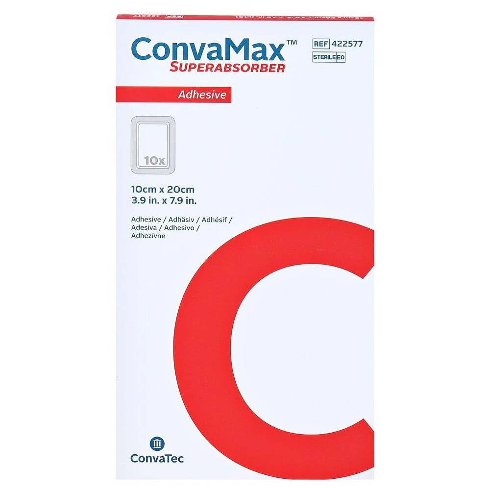 Convamax Superabsorber 10X20Cm Adhesivo