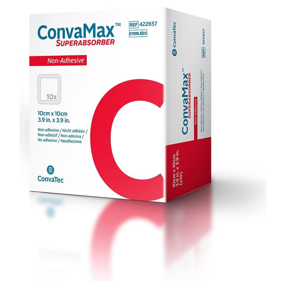 Convamax Superabsorber 10X10Cm No Adhesivo