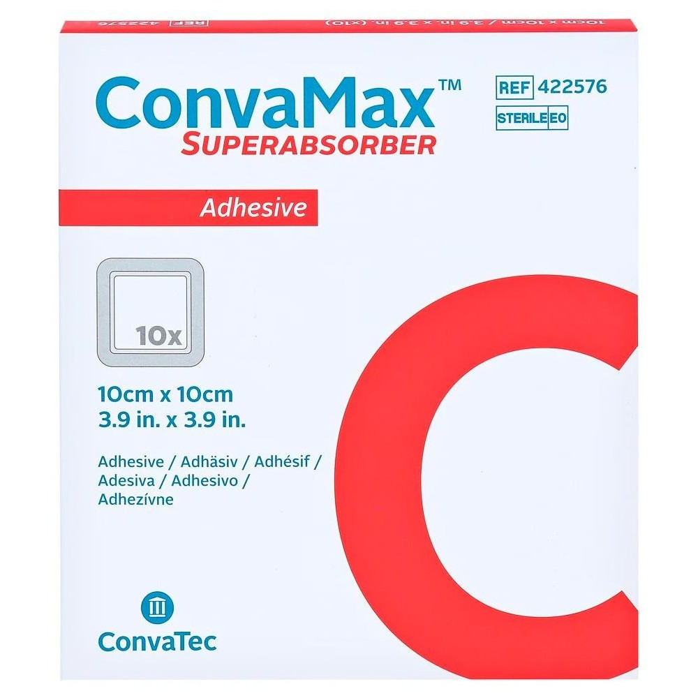 Convamax Superabsorber 10X10Cm Adhesivo