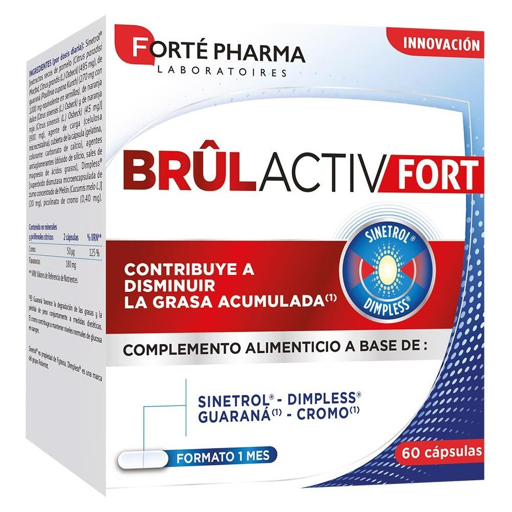 Brûlactiv Fort Complemento Alimenticio 60 Cápsulas