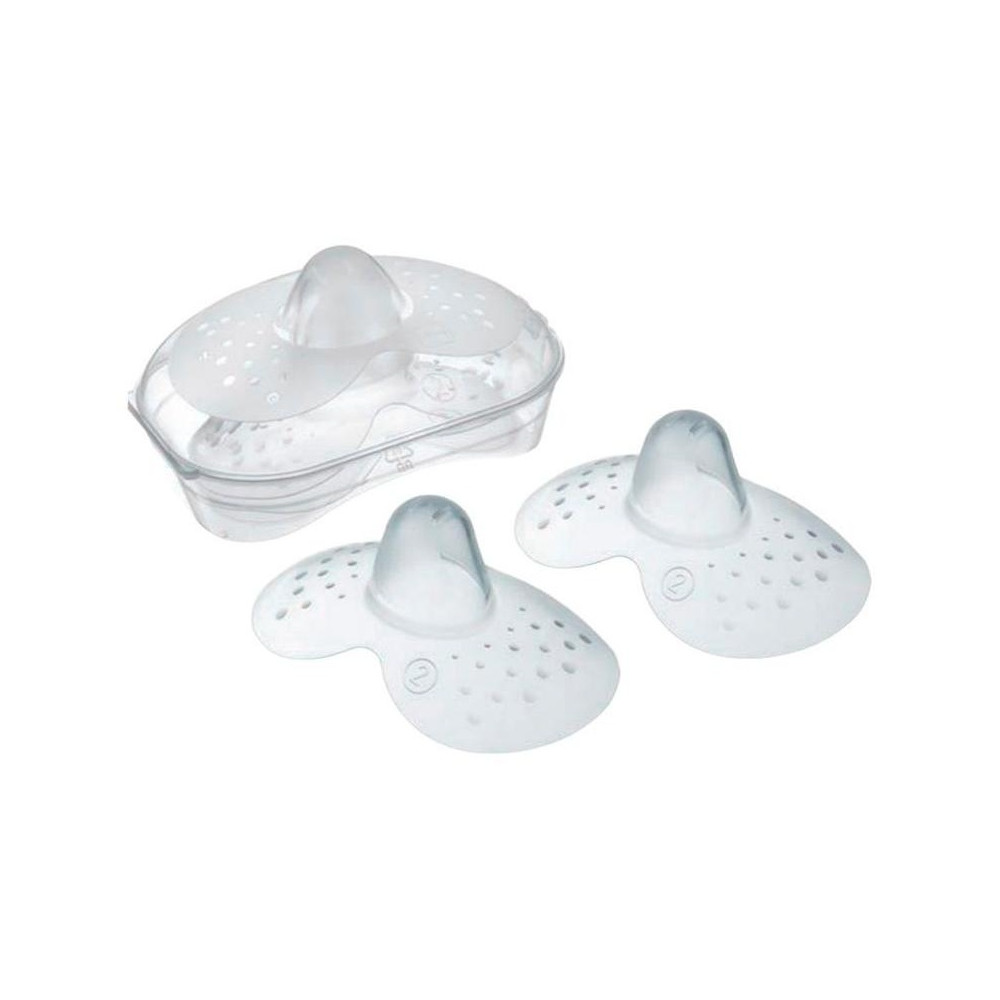Mam Nipple Shields Pezonera Silicona Talla Grande 2Uds