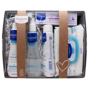 Canastilla Gris Leche...