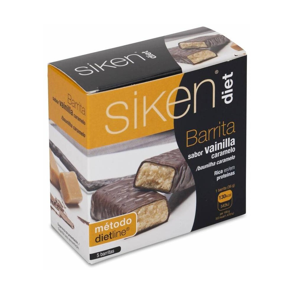 Sikendiet Barrita Vainilla Caramelo 5Uds