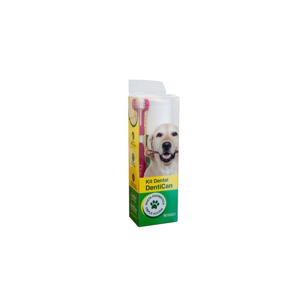Kit Dental Cepillo+Pasta Perros 100Gr.