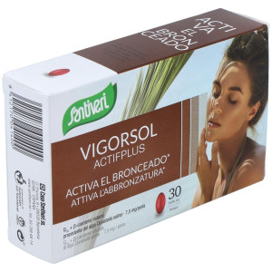 Santiveri Vigorsol Active Plus Para Activar El Bronceado 30 Perlas
