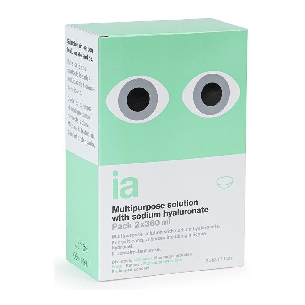 Interapothek Pack Solución Única Con Acido Hialurónico 2X360Ml