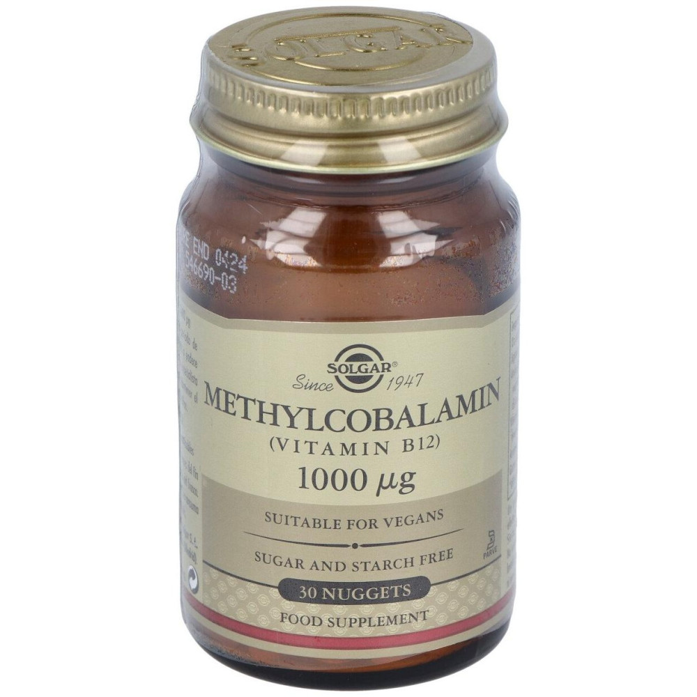 Solgar Metilcobalamina 1000Mcg 30 Comprimidos Masticables