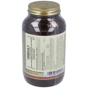 Solgar Omega 3 Alta Concentración Doble Fuerza 120Caps